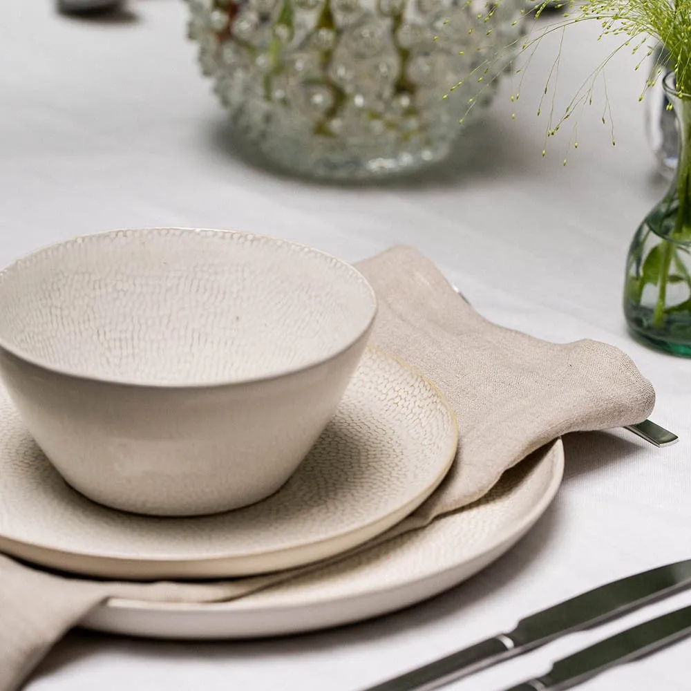 Abbey Serving platter, Dia33cm, Ivory