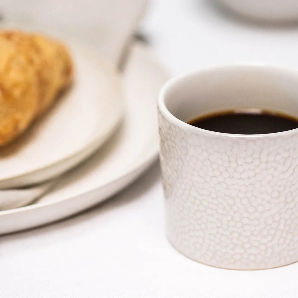 Abbey Set of 6 mugs, 280ml, Ivory