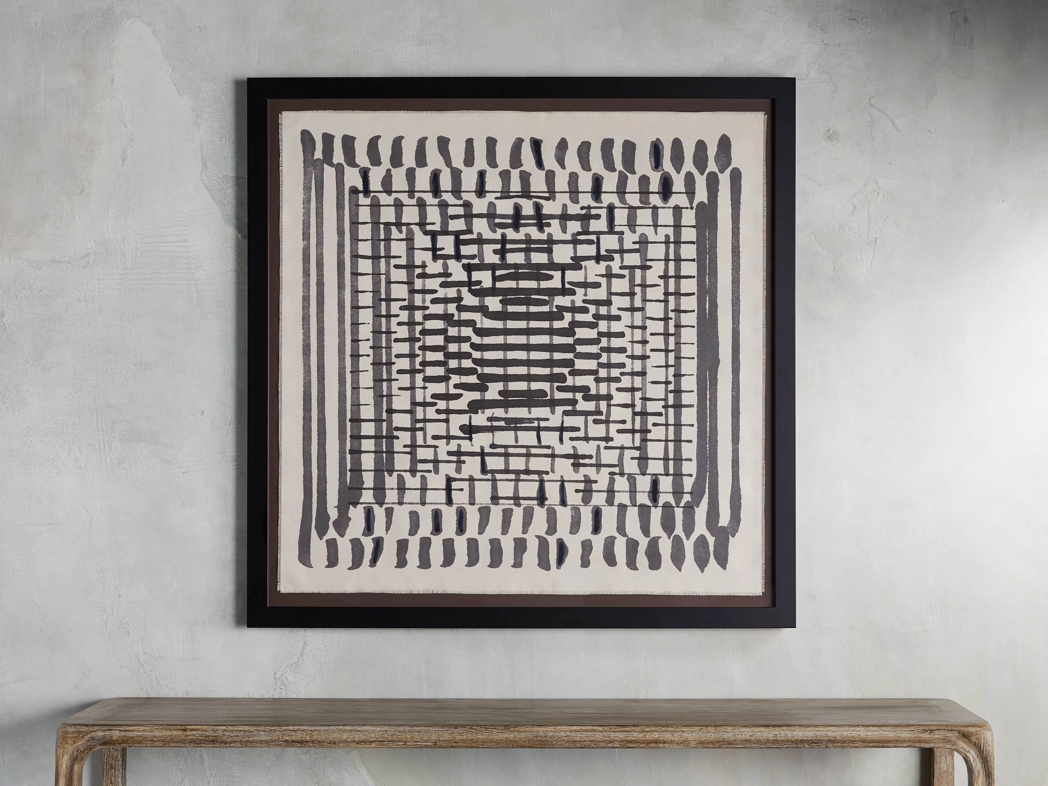 Abstract Lines I Framed Tapestry