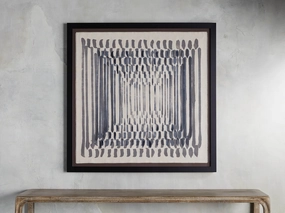 Abstract Lines III Framed Tapestry
