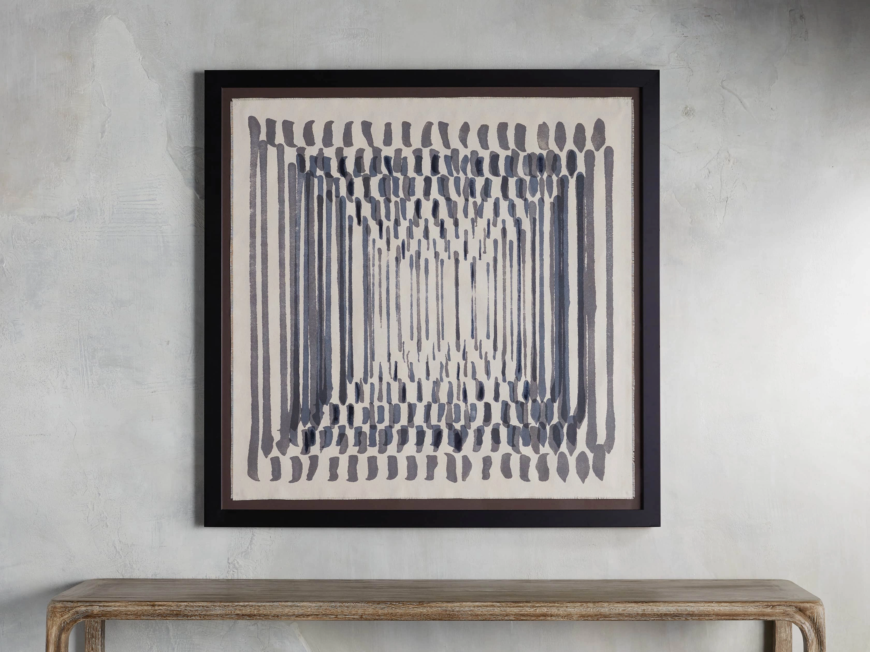 Abstract Lines III Framed Tapestry