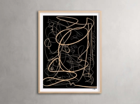 Abstract Pathway Framed Print
