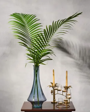 Amazonite Glass Vase dinnerware set, ceramic plates