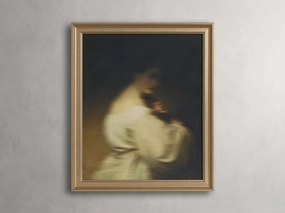 Angel in the Marble Framed Print
