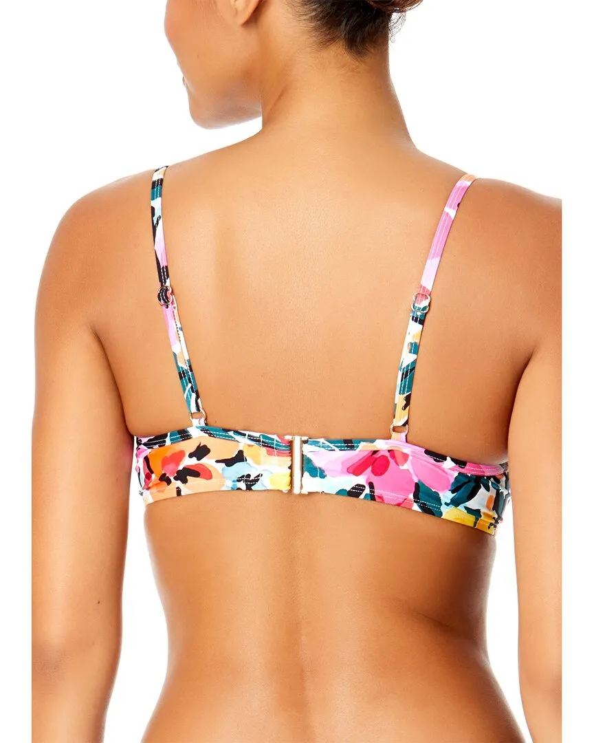 Anne Cole Shirred Underwire Top