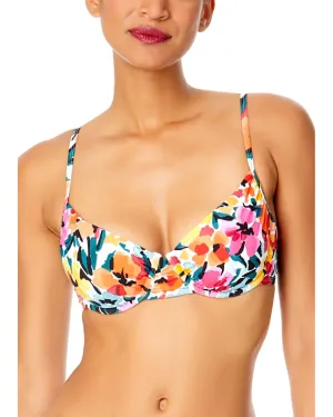 Anne Cole Shirred Underwire Top