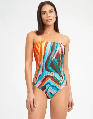 Aquarelle Bandeau Swimsuit