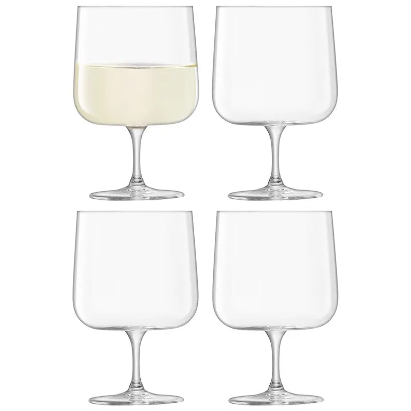 Arc Wine Glass Set of 4 340ml, Clear ceramic platter, appetizer tray