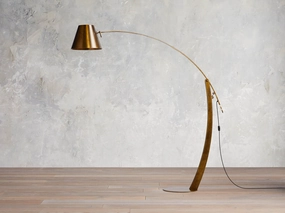 Arcadia Bronze Arc Floor Lamp