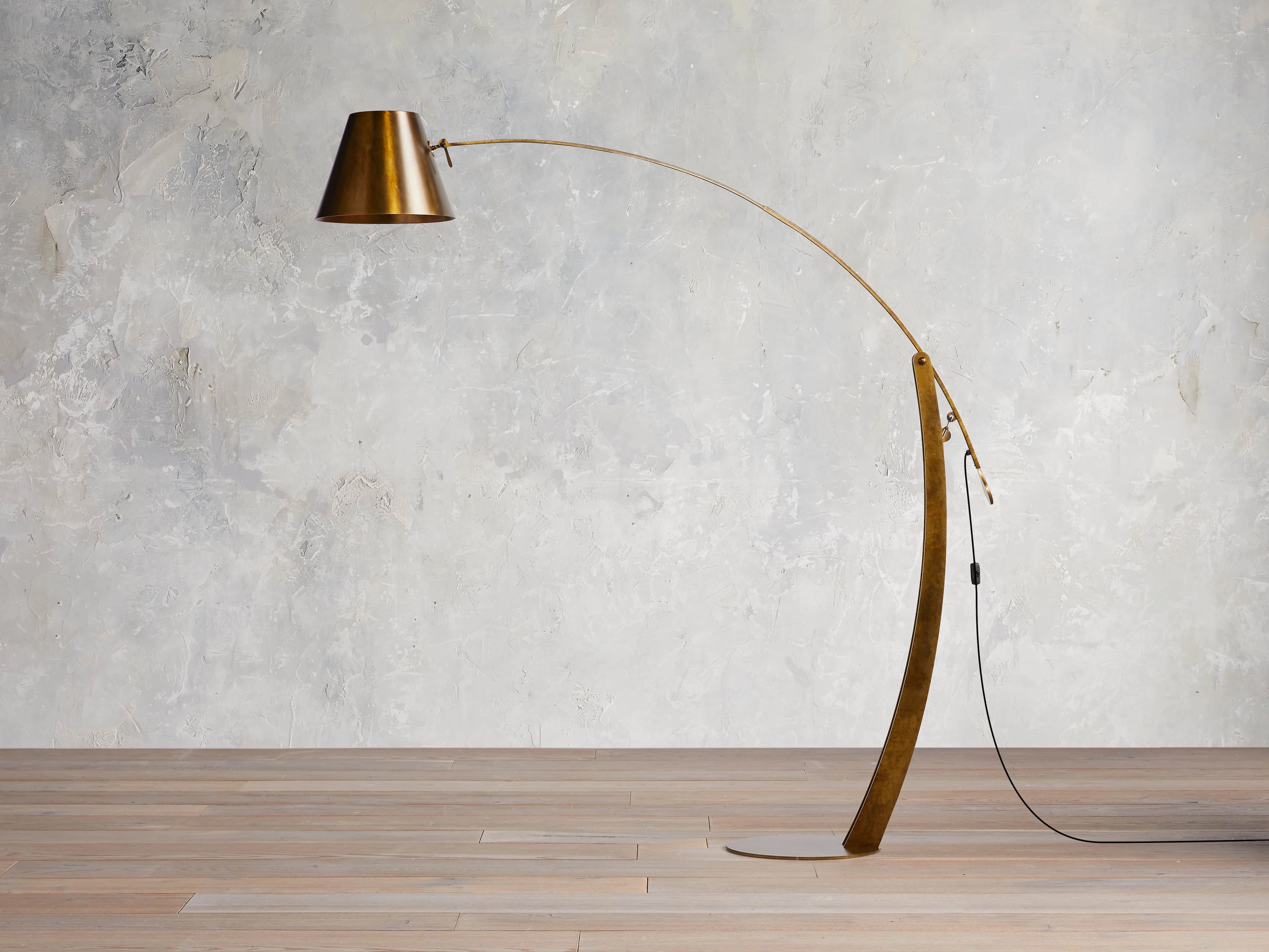 Arcadia Bronze Arc Floor Lamp