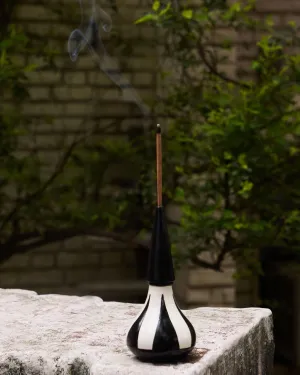 Asfar Incense Holder with 12 Incense Sticks barware set, cocktail shaker