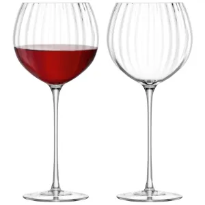 Aurelia Balloon Glass Set of 2 570ml, Clear Optic ceramic platter, appetizer tray