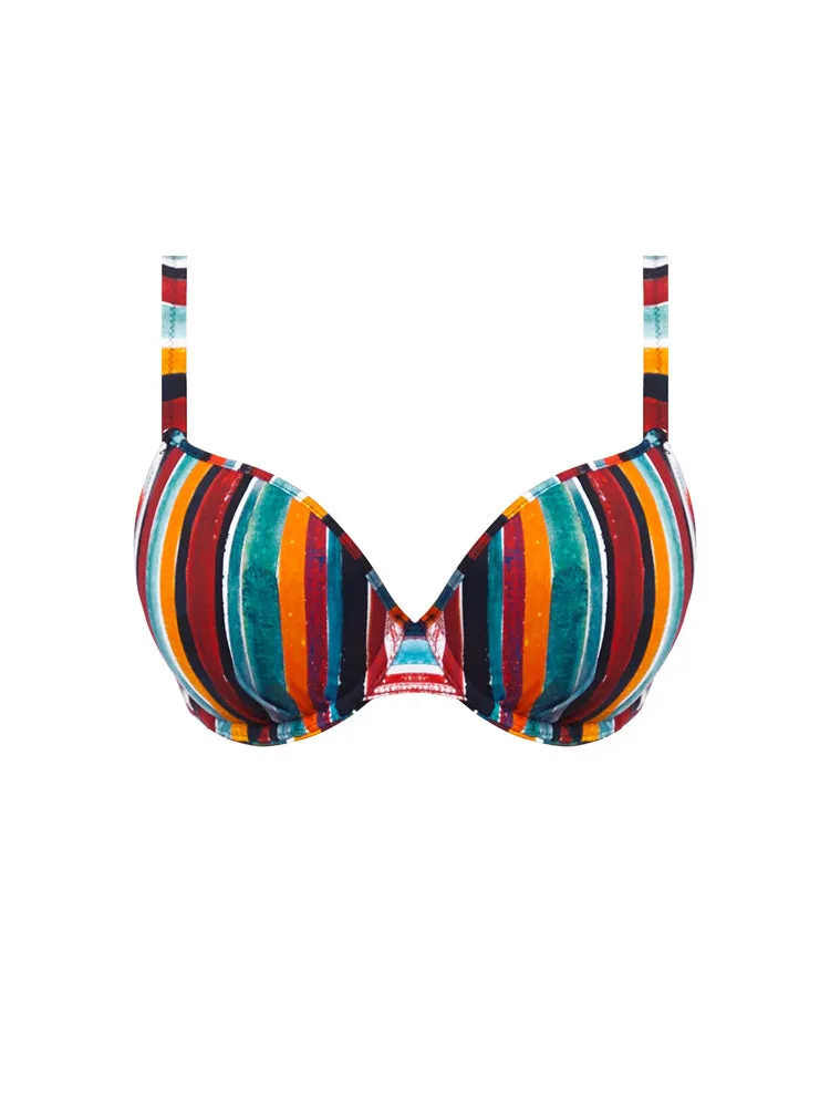Bali Bay Bandless Deco Bikini Top - Multi