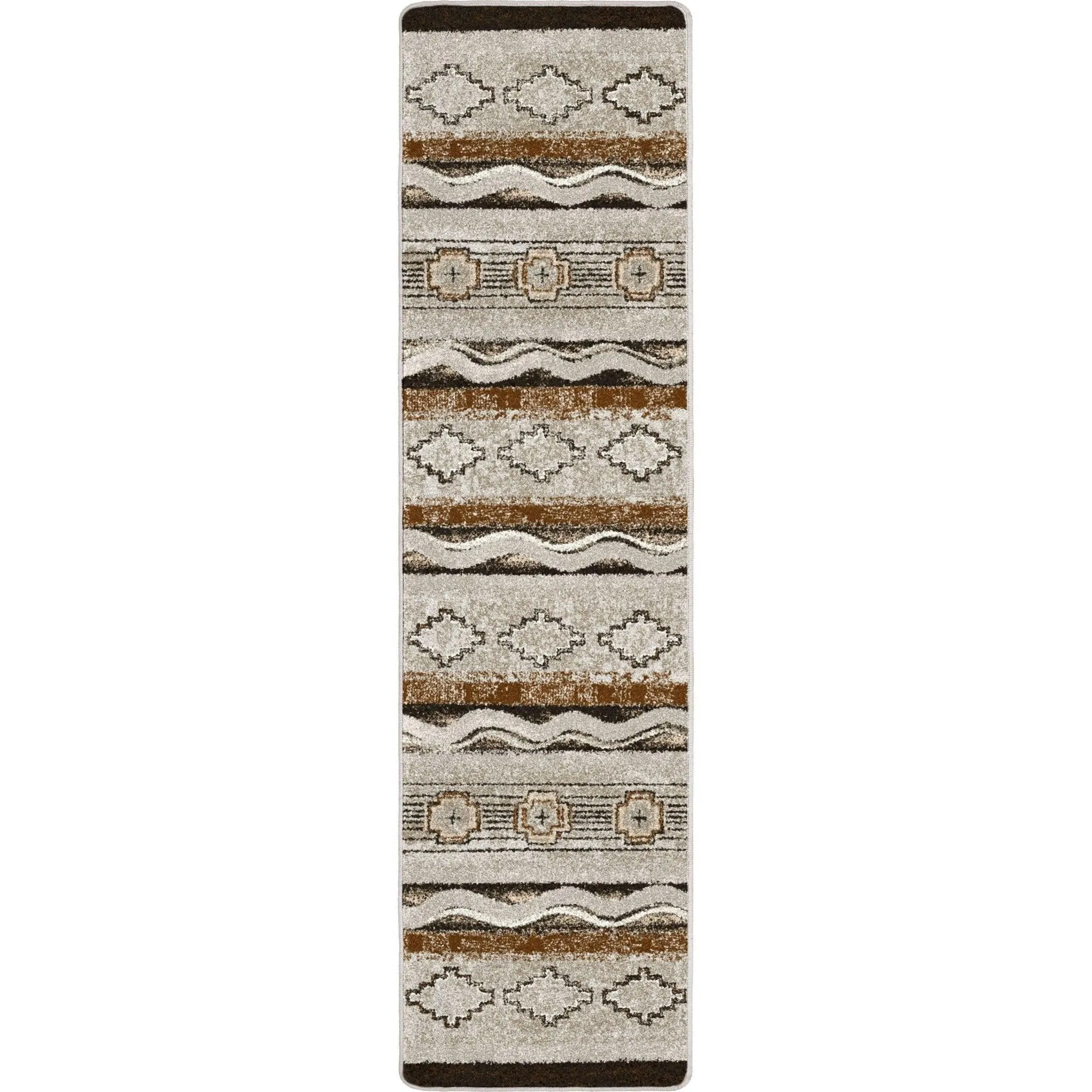 Barton Beige Southwestern Floor Runner folding guest bed, rollaway bed