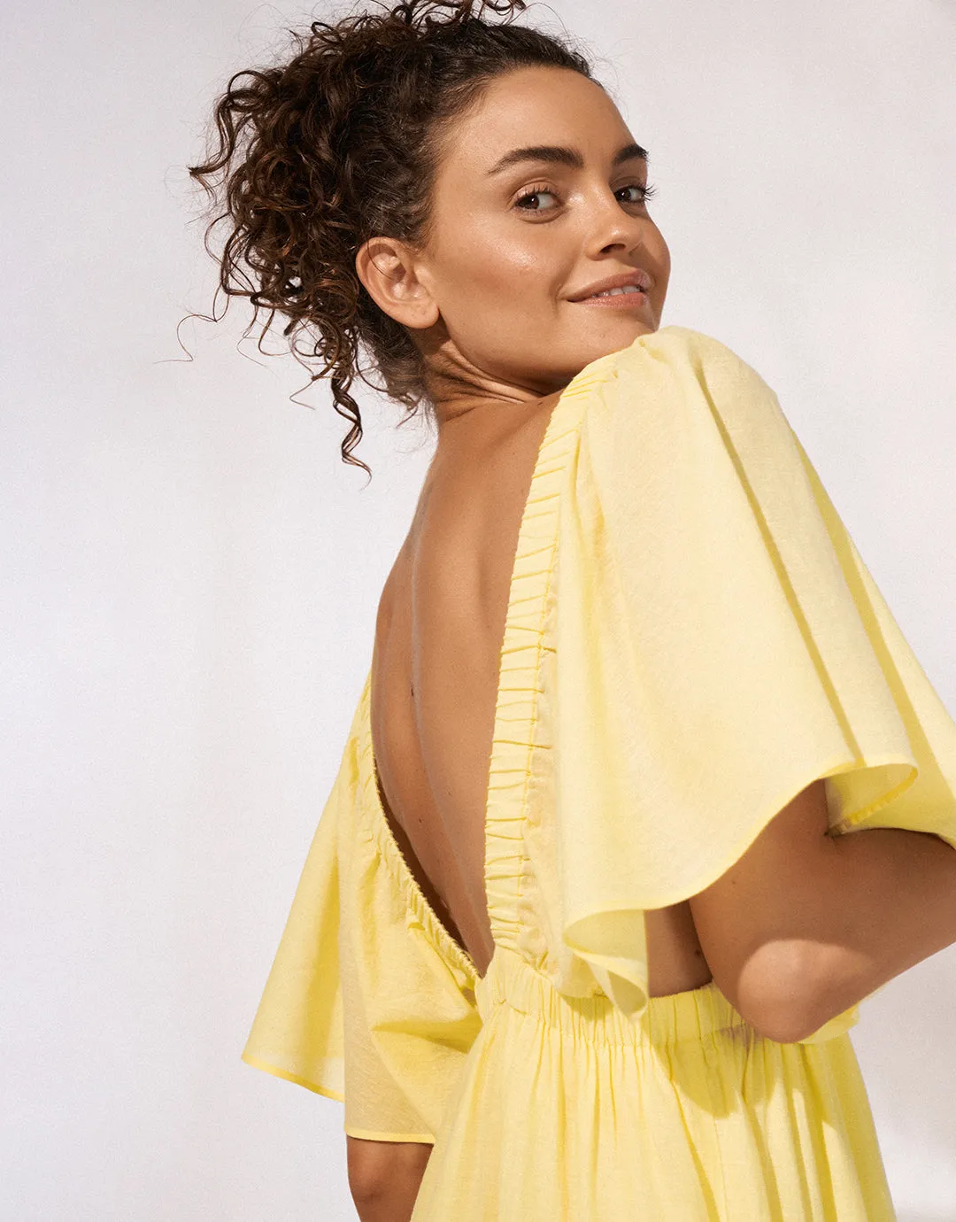 Beach Dress - Celestial Yellow