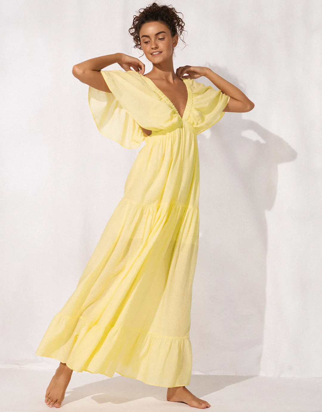 Beach Dress - Celestial Yellow