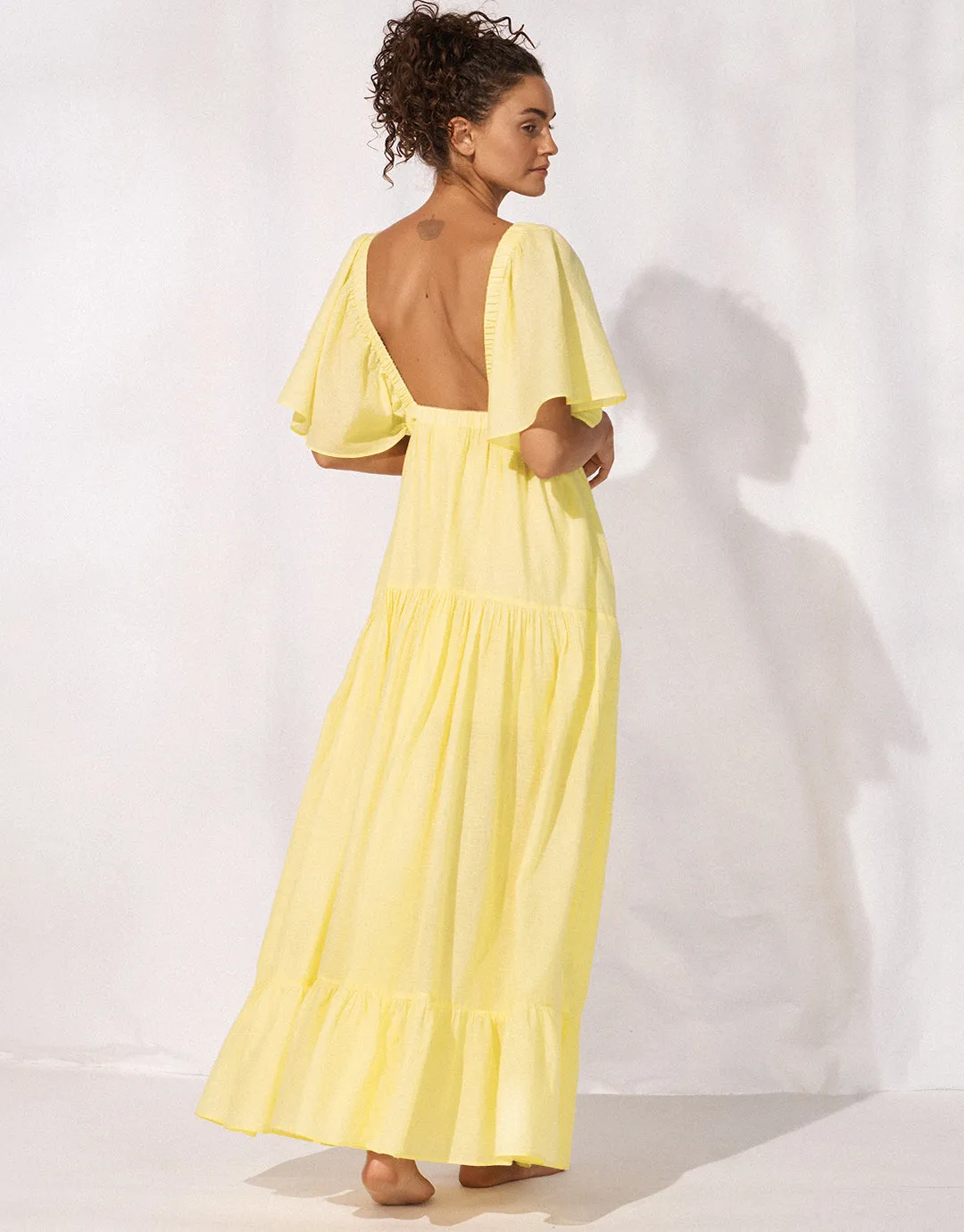 Beach Dress - Celestial Yellow