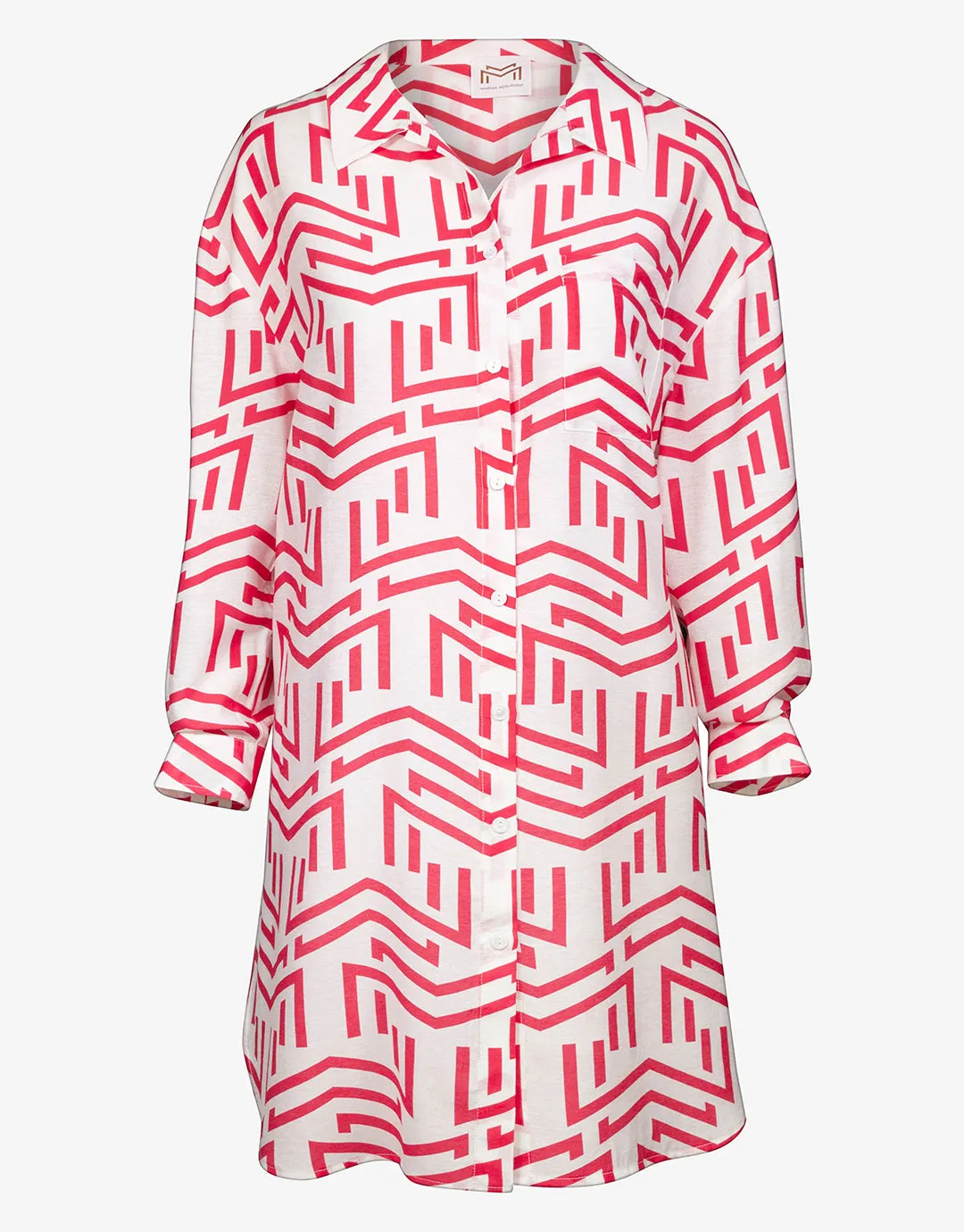 Beach Shirt - White Flame