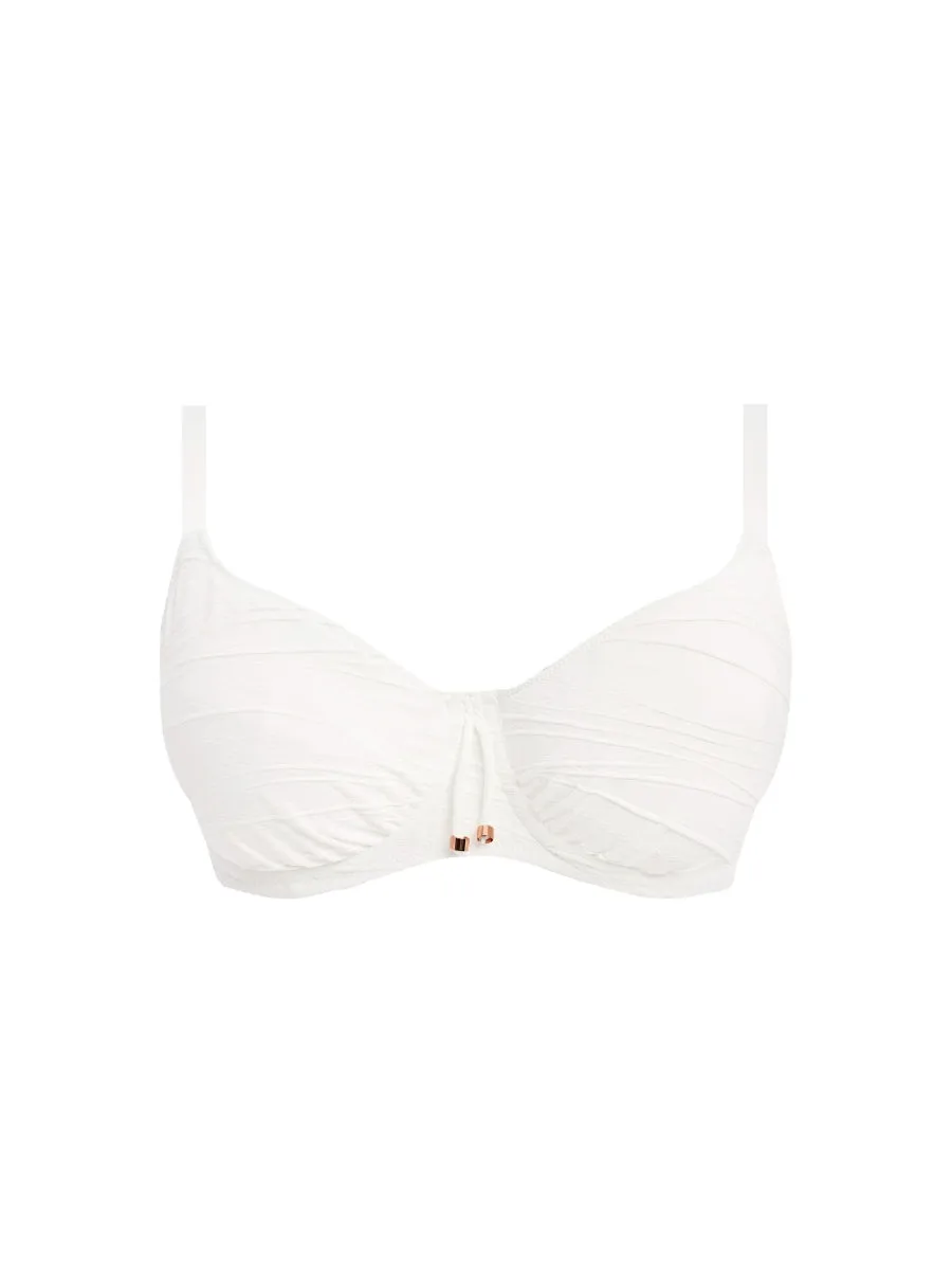 Beach Waves Full Cup Bikini Top - Linen