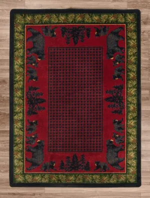 Bear Family Area Rugs - 3 Colors serving tray, cheese board