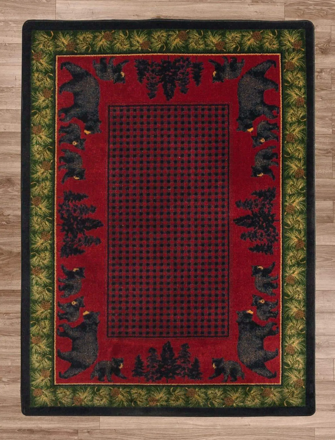Bear Family Area Rugs - 3 Colors serving tray, cheese board