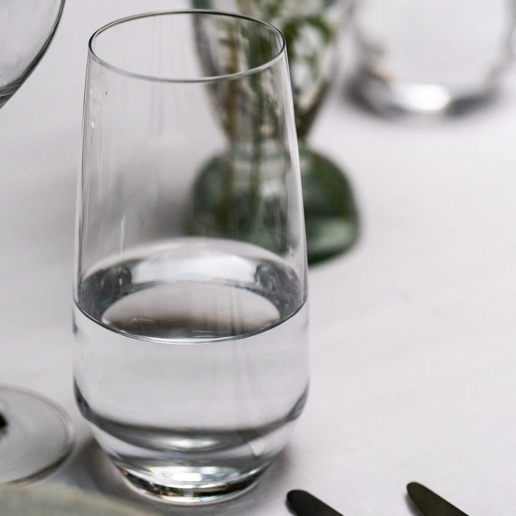Beaumont Set of 6 highball glasses, 460ml, Clear Crystal