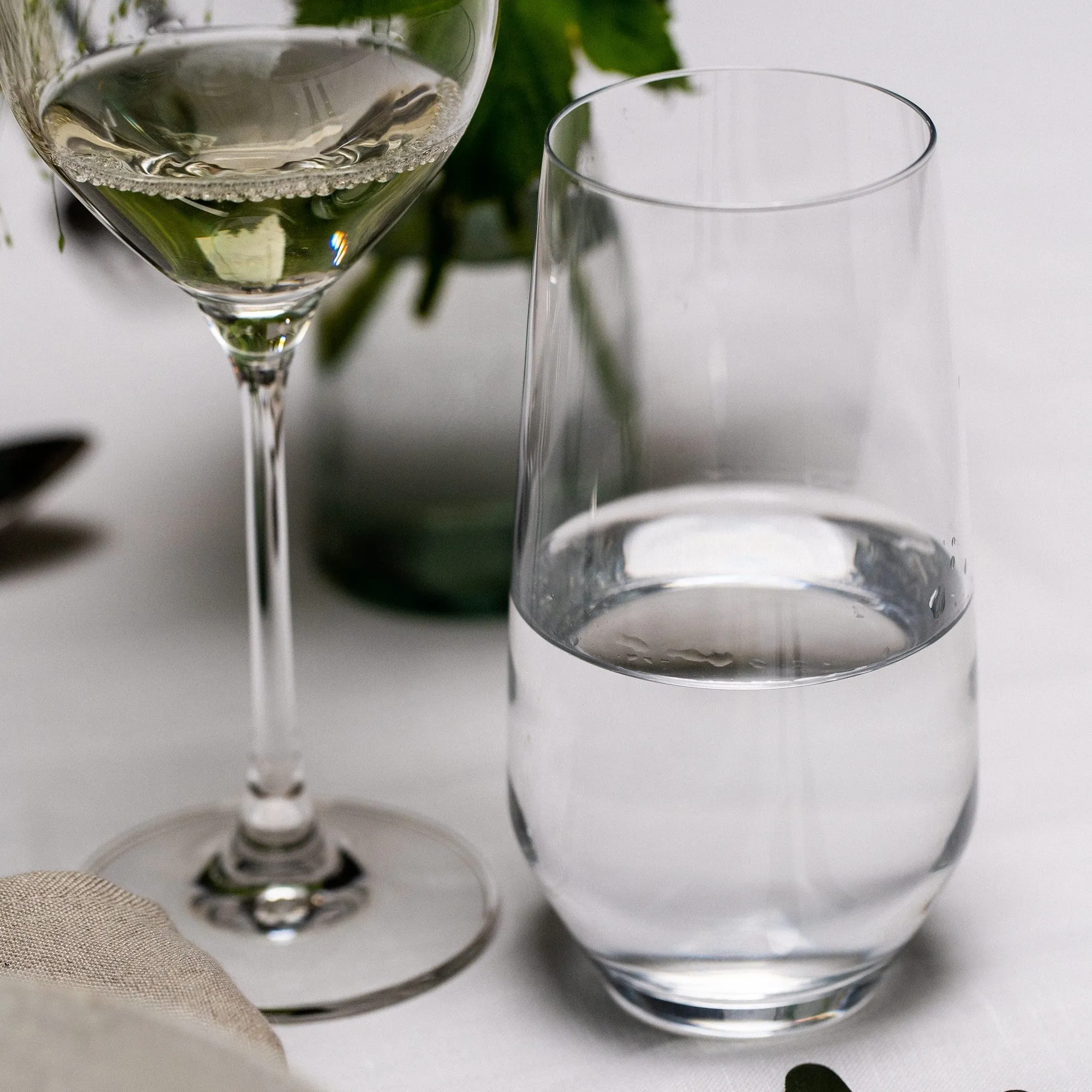 Beaumont Set of 6 highball glasses, 460ml, Clear Crystal
