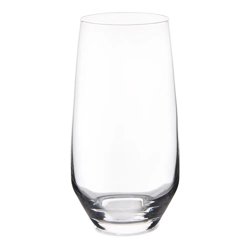 Beaumont Set of 6 highball glasses, 460ml, Clear Crystal