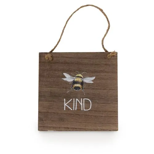 Bee Kind Hanging Sign