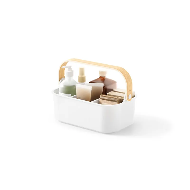 Bellwood Bin, White & Natural