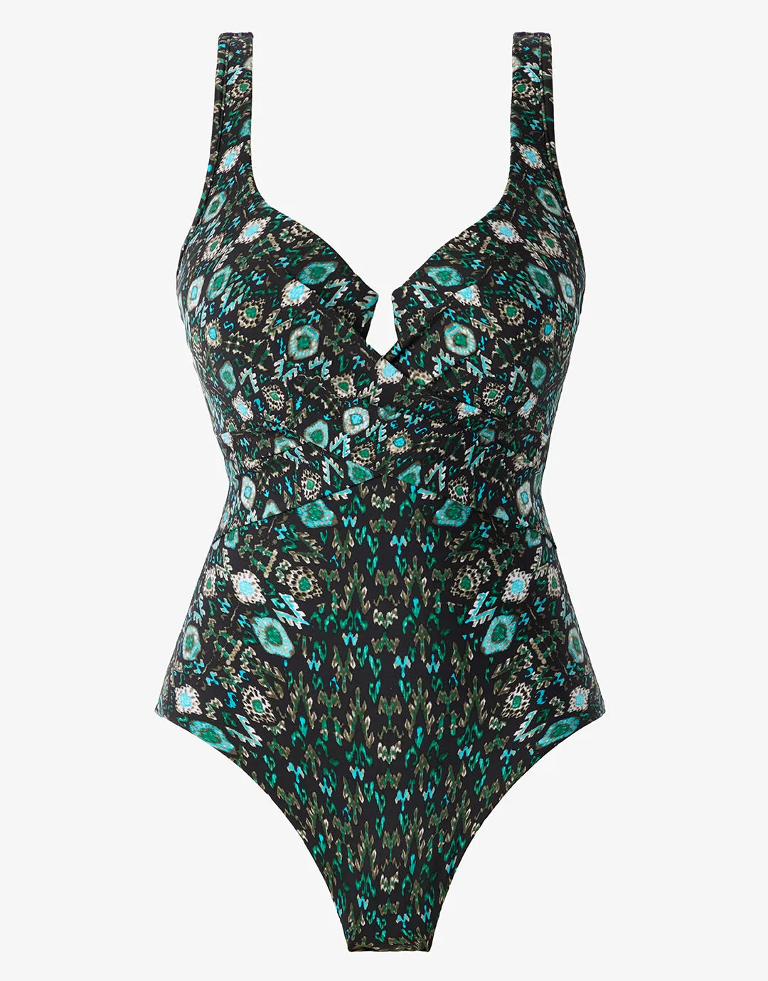 Bijoux Criss-Cross Escape Swimsuit - Green