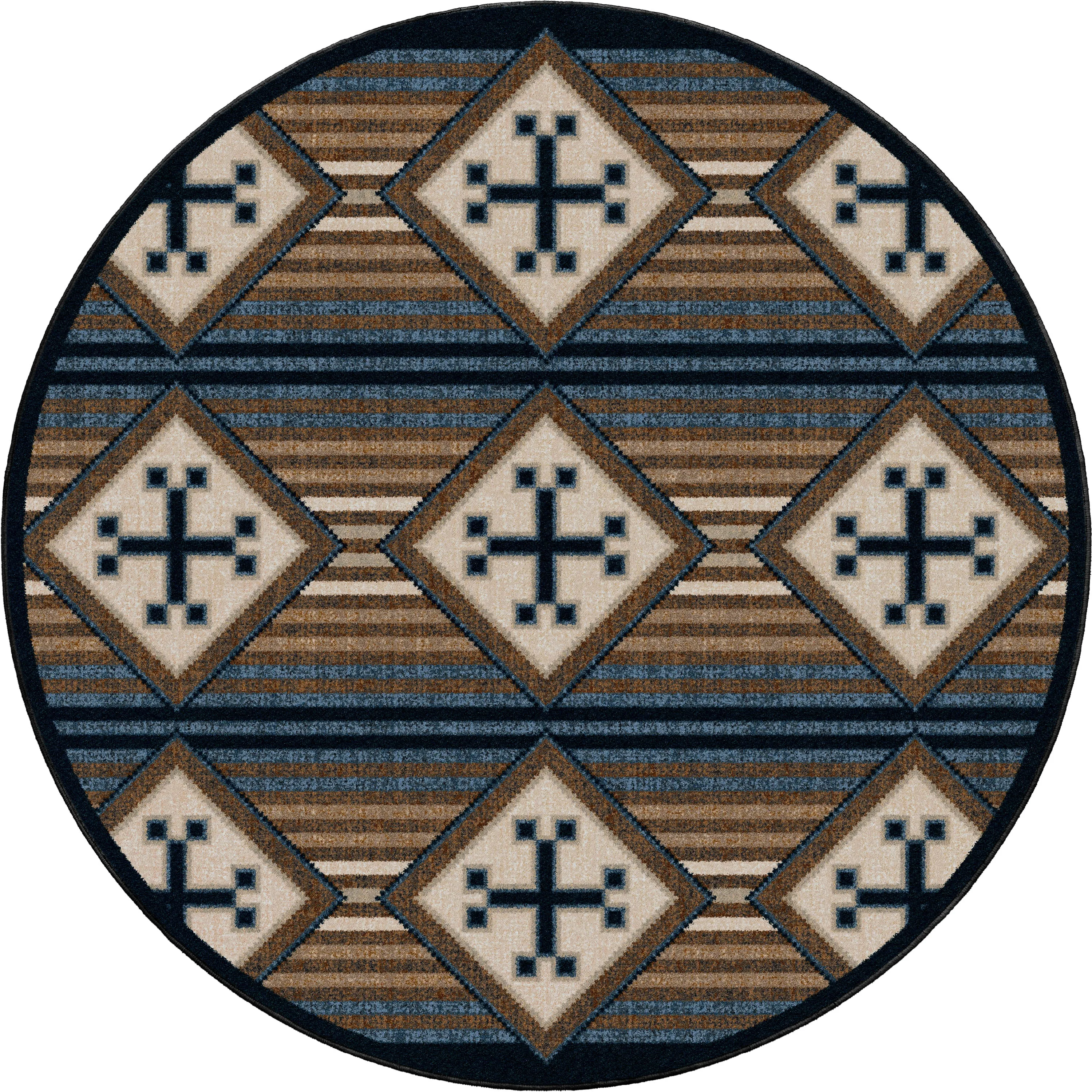 Bison Black Russet Rugs