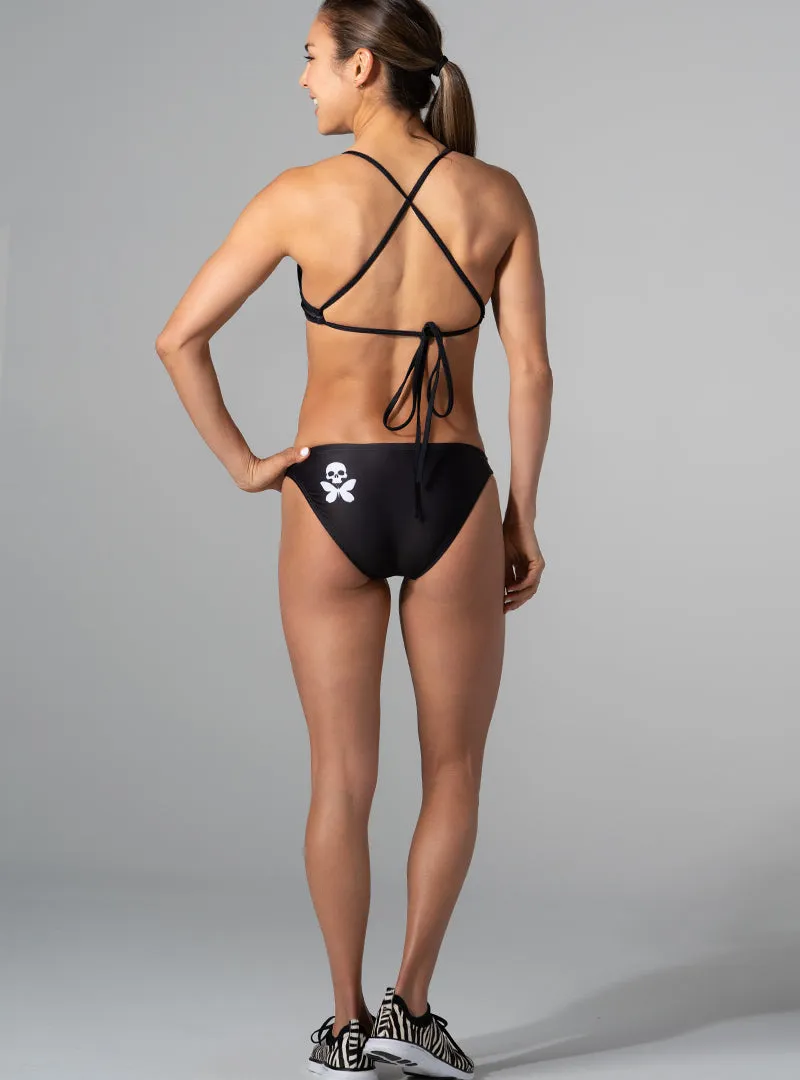 Black Betty Crossback Triangle Bikini Top