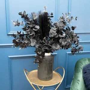 Black Lifelike Faux Eucalyptus Stem with Seven Heads kitchen essentials, utensils set