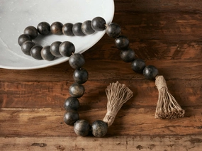 Black Beaded Strand