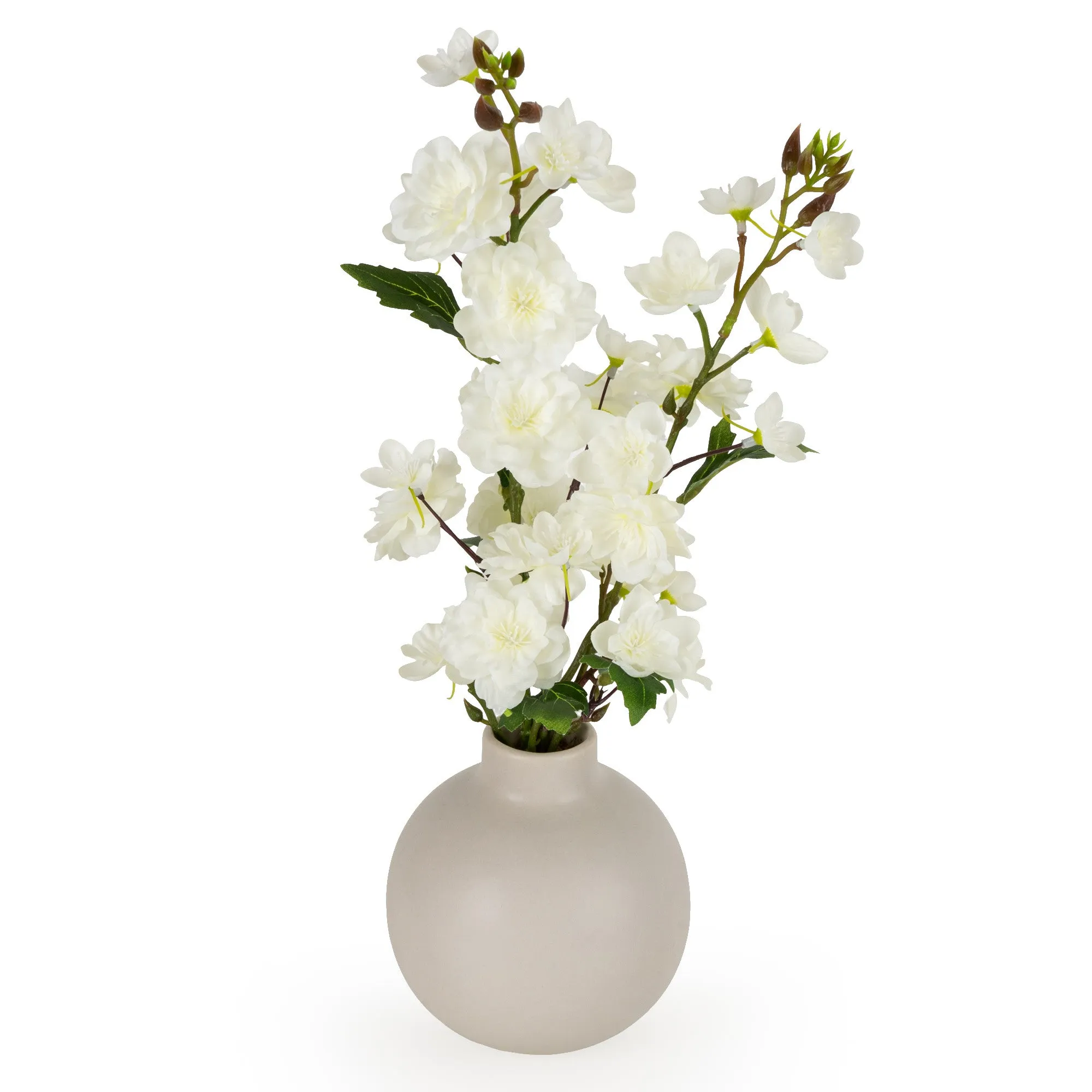 Blossom In Ceramic Bottle Vase