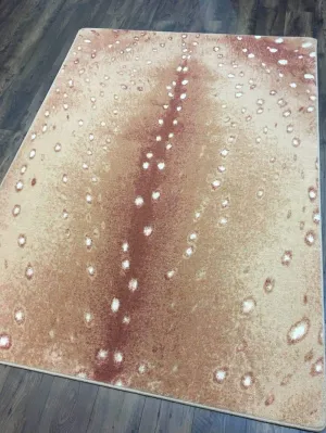 Blush Spotted Axis Area Rug serving tray, cheese board