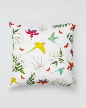 Botanical Cushion Cover - Ivory accent chair, modern chair