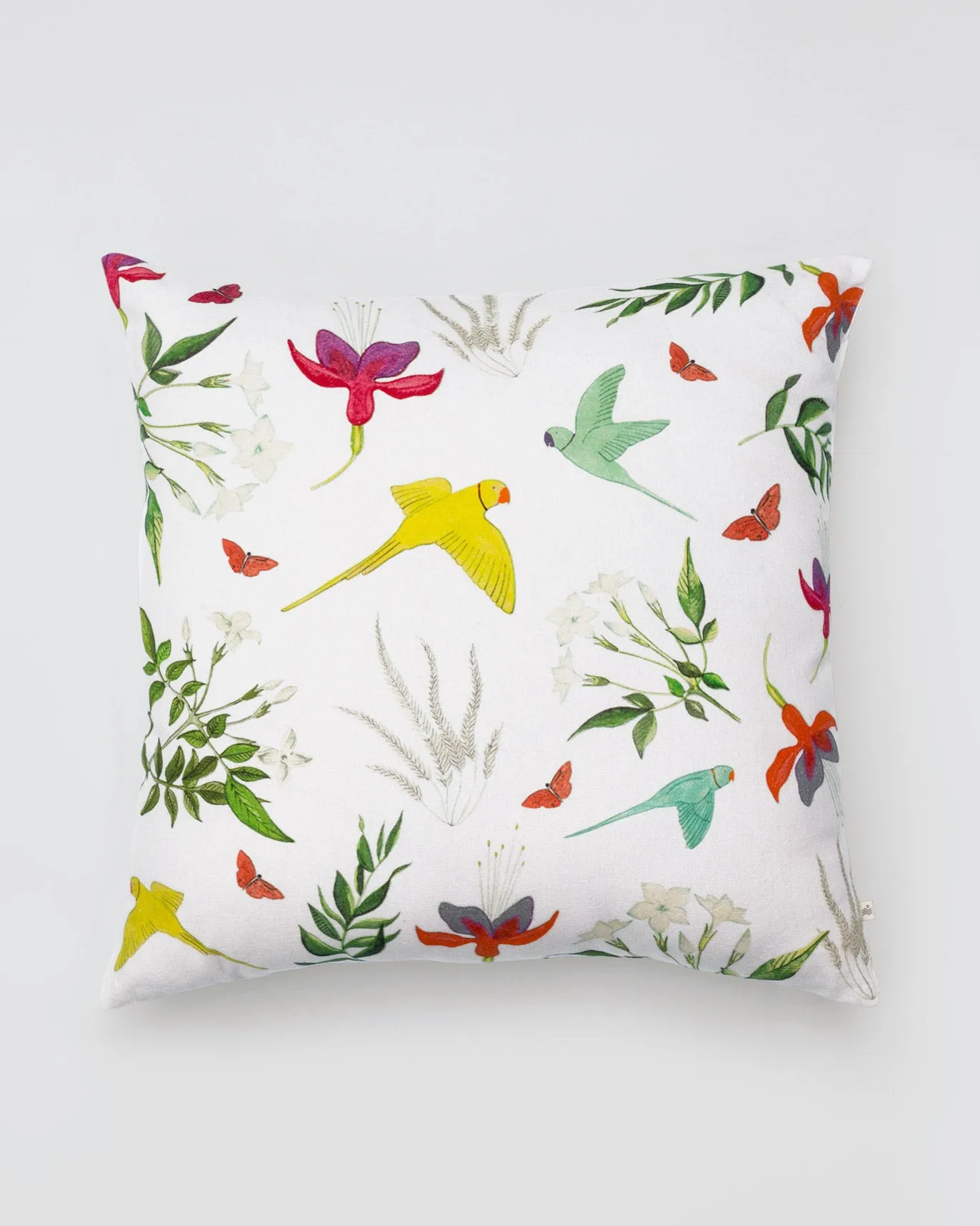 Botanical Cushion Cover - Ivory accent chair, modern chair