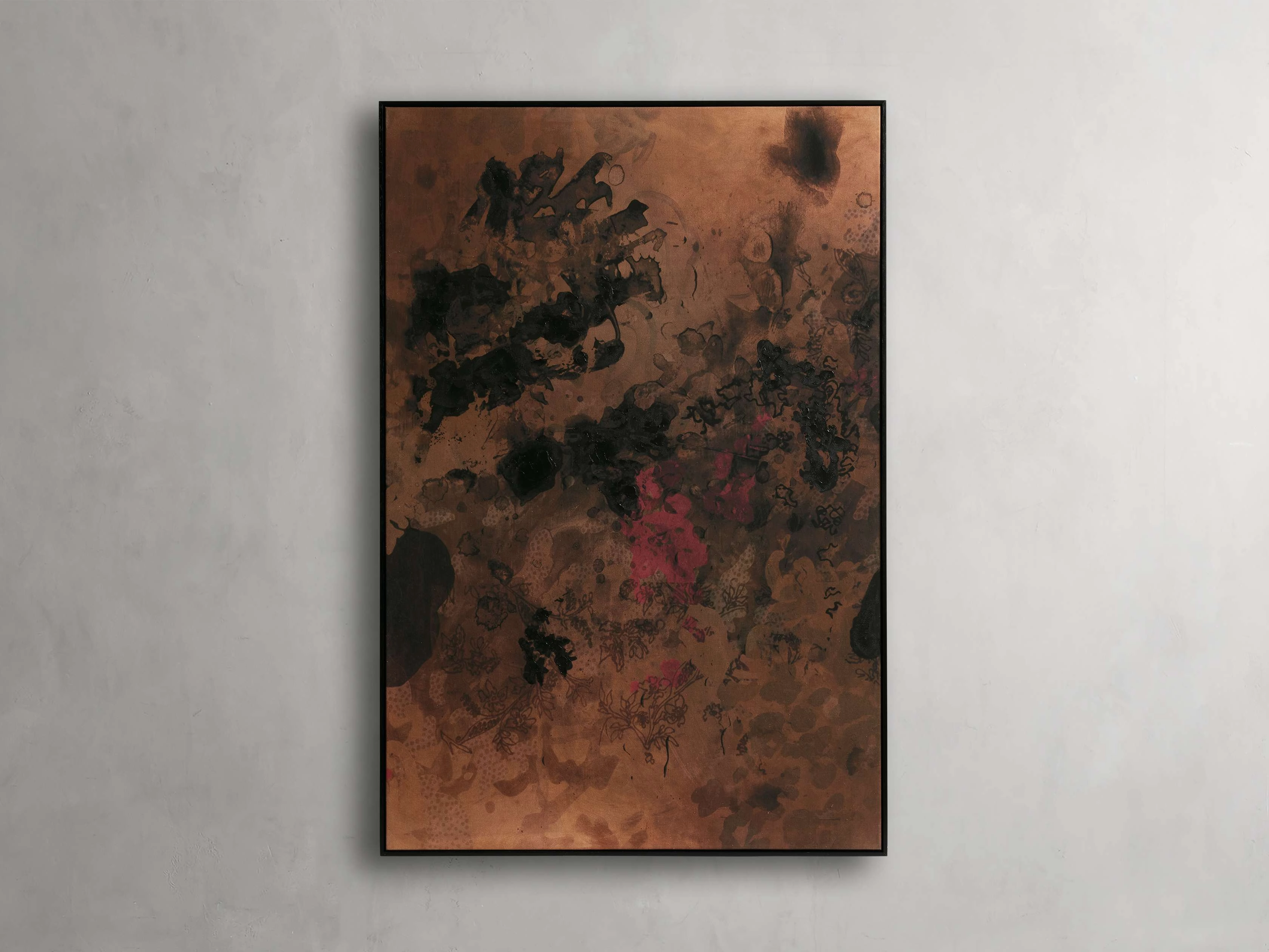 Botanical Shadows I Framed Print