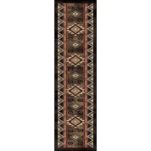 Bow Strings Southwestern Floor Runner folding guest bed, rollaway bed