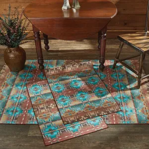 Bowen Stone Southwestern Rug Collection sectional couch, U-shape sofa