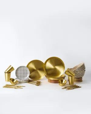 Brass Fez Dinner Set chef knife, kitchen knife