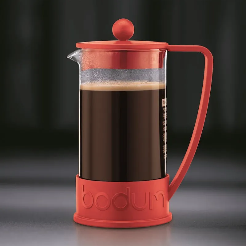 Brazil 8 cup coffee maker, 1 litre, Red
