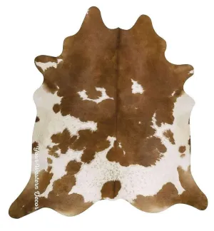 Brazilian Cowhide Rug - Brown & White wall decor, home accessories