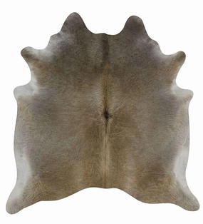 Brazilian Grey Palomino Cowhide Rug sectional couch, U-shape sofa