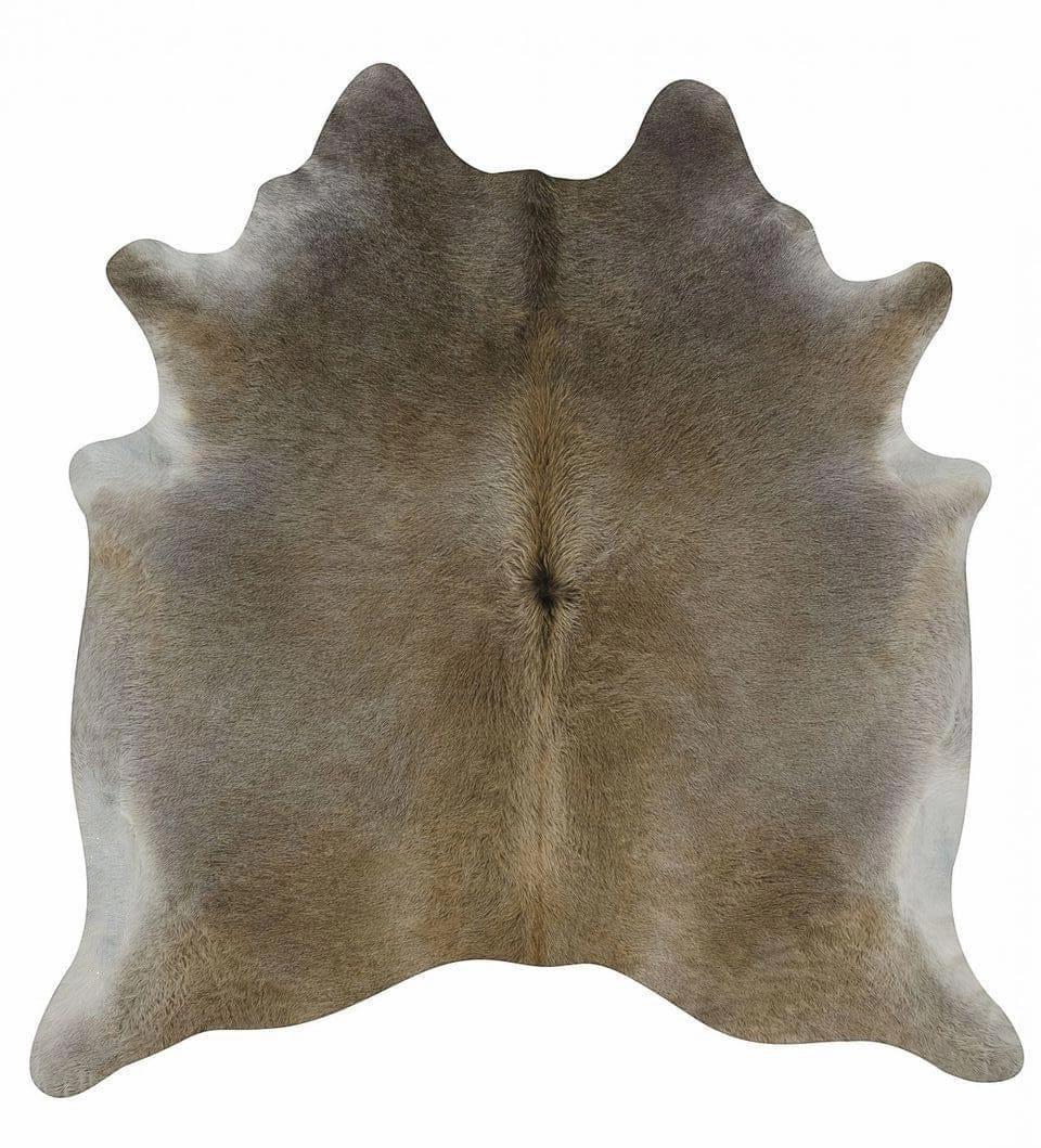 Brazilian Grey Palomino Cowhide Rug sectional couch, U-shape sofa
