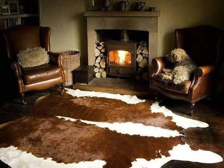 Brazilian Hereford Cowhide Rug