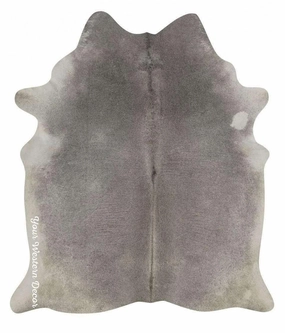 Brazilian Steel Grey Cowhide Rug sectional couch, U-shape sofa