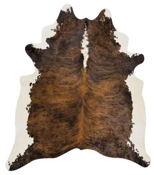 Brindle White Backbone Cowhide Rugs sectional couch, U-shape sofa